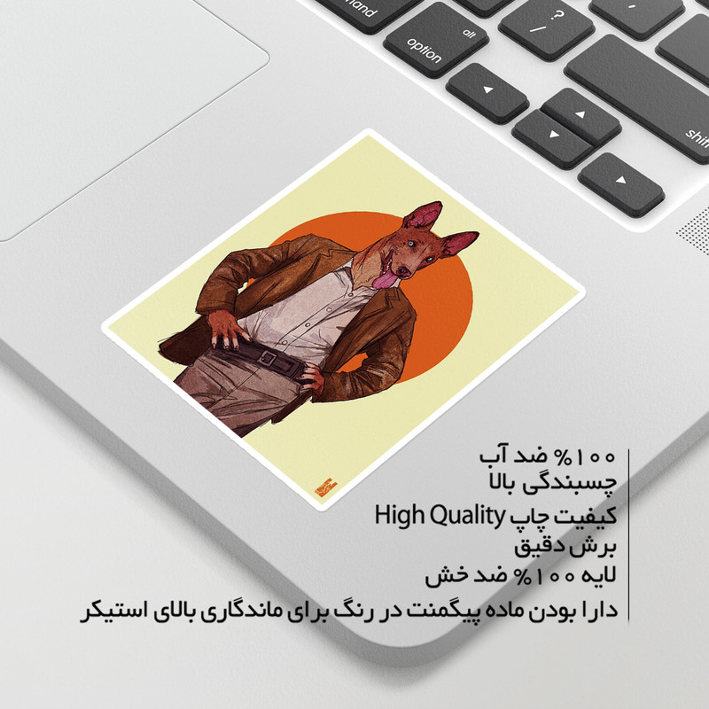 استیکر لپ تاپ ماسا دیزاین طرح movie مدل STKA00218