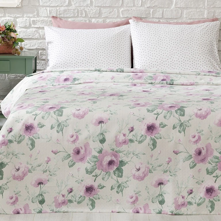 سرویس روتختی انگلیش هوم مدل Rose Ivory دو نفره 4 تکه