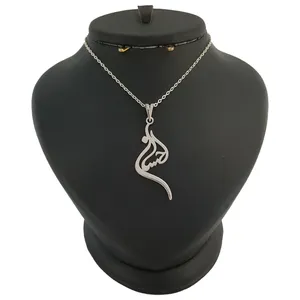 گردنبند نقره مردانه ترمه ۱  طرح احسان کد mas 00239