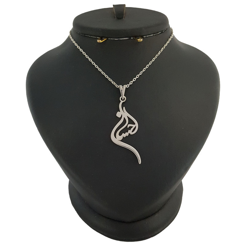 گردنبند نقره مردانه ترمه ۱  طرح احسان کد mas 00239