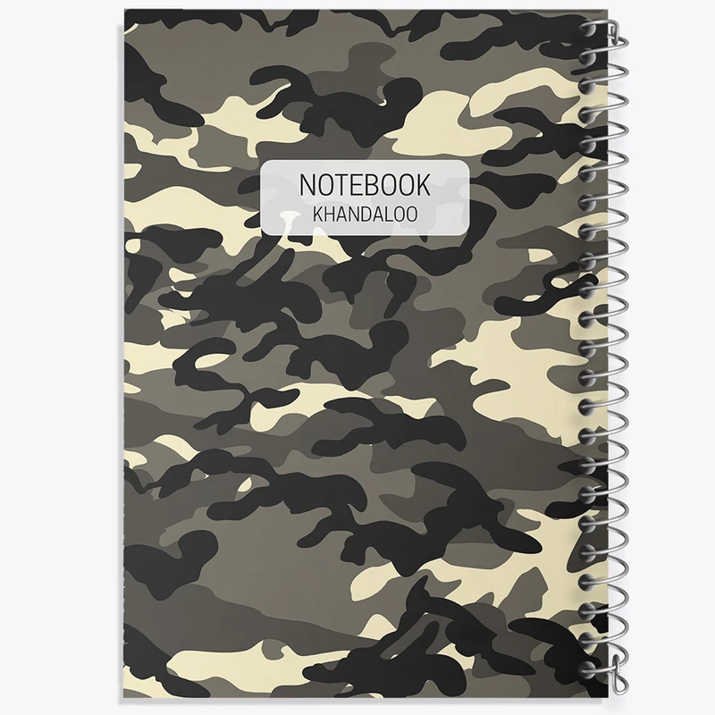 دفتر نت موسیقی 50 برگ خندالو مدل چریکی کد N593