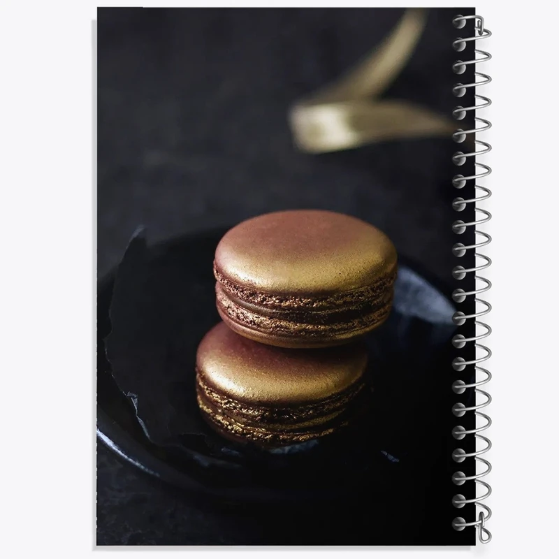 دفتر مشق 100 برگ خندالو طرح ماکارون کد F1305