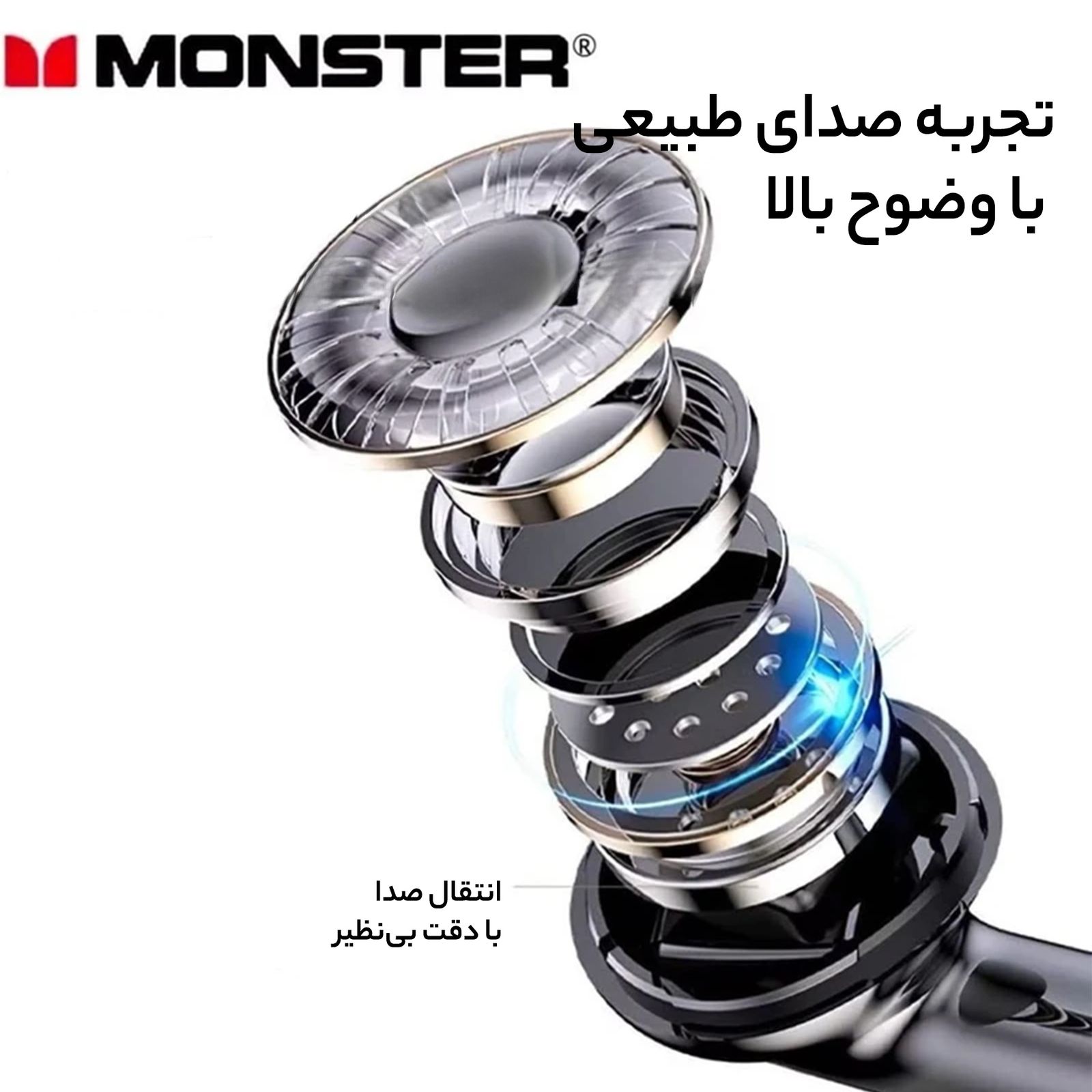 هندزفری بلوتوثی مخصوص بازی مانستر مدل  Enc Airmars XKT08 -  - 11