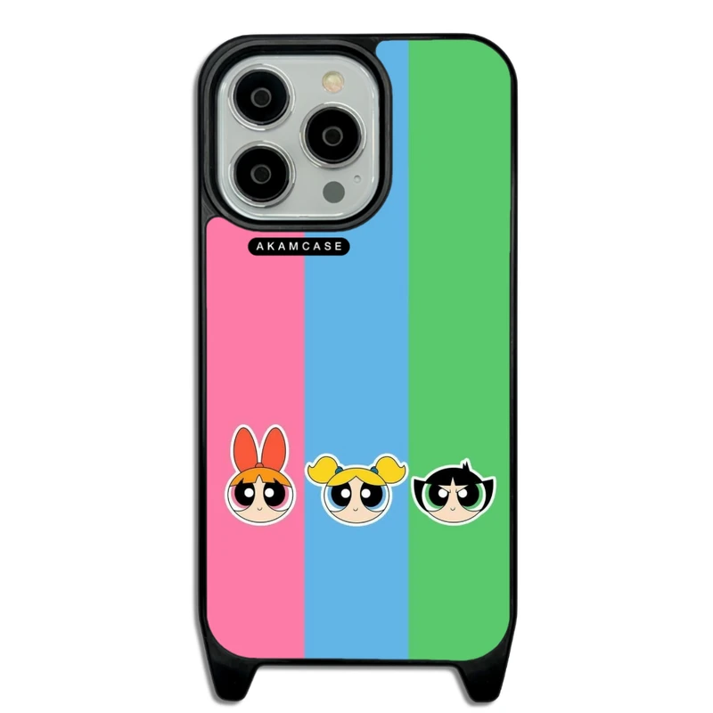 کاور آکام مدل AMCWLA13PRO-POWER PUFF GIRLS8  مناسب برای گوشی موبایل اپل iPhone 13 Pro