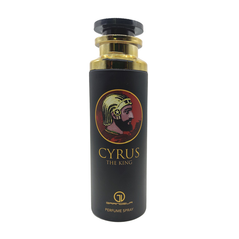 اسپری بدن مردانه گراندیور مدل Cyrus حجم 200 میلی لیتر اسپری بدن مردانه گراندیور مدل Cyrus حجم 200 میلی لیتر
