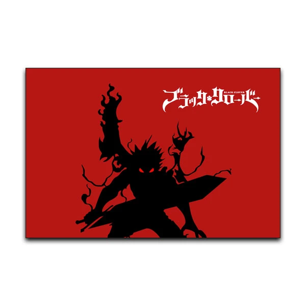 تابلو شاسی گوفی مدل آستا انیمه شبدر سیاه طرح Asta Black Clover Anime کد RBK4