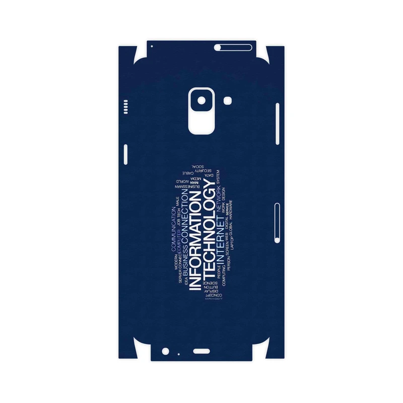 برچسب پوششی ماهوت مدل IT Science-FullSkin مناسب برای گوشی موبایل سامسونگ Galaxy A8 2018