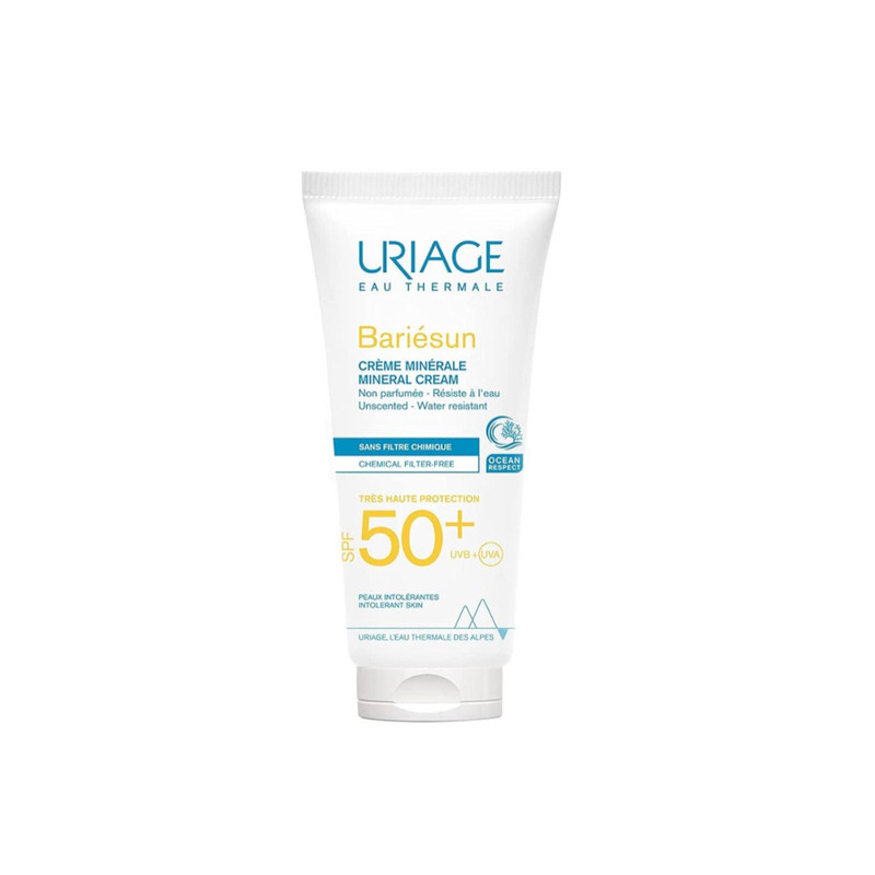 کرم ضد آفتاب بدون رنگ اوریاژ SPF 50 مدل mineral مناسب انواع پوست حجم 100 میلی لیتر