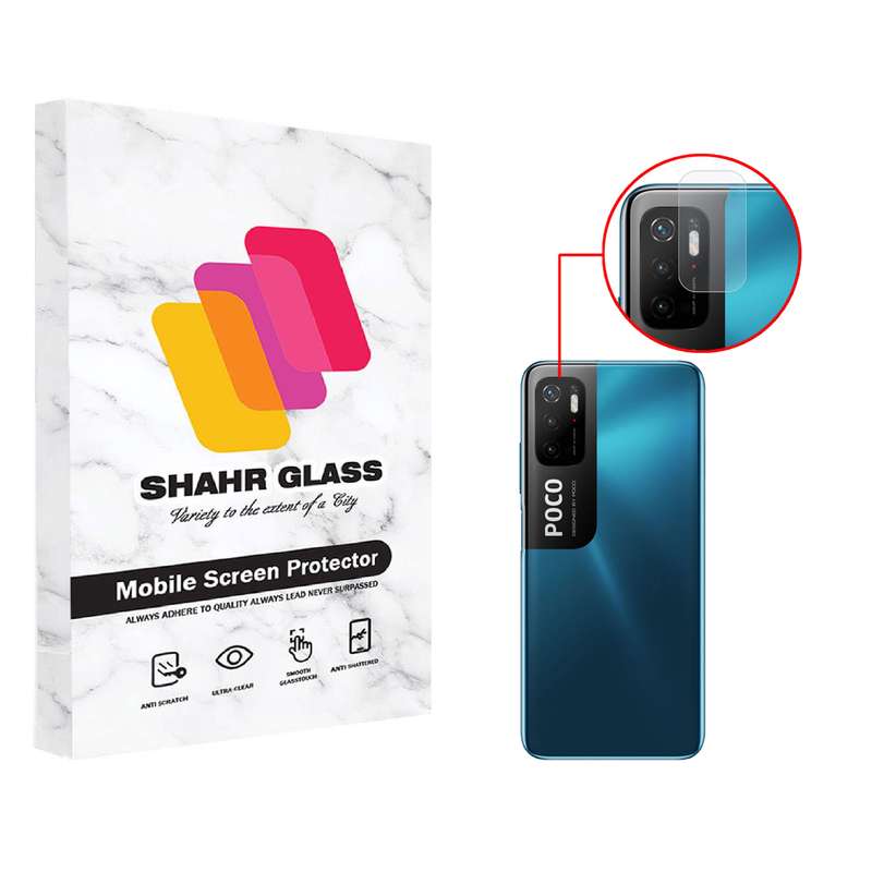  محافظ لنز دوربین شهر گلس مدل UTF مناسب برای گوشی موبایل شیائومی Poco M3 Pro 5G