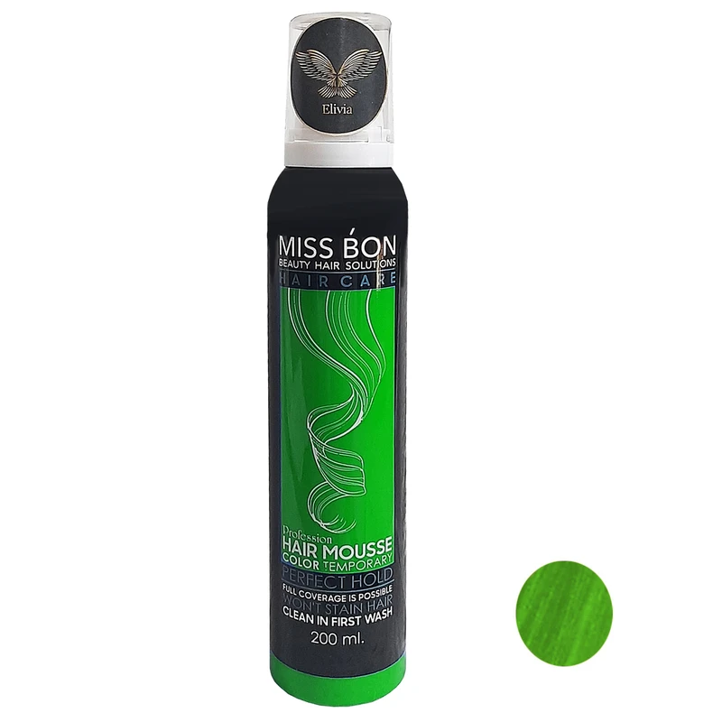 اسپری مو میس بن مدل Perfect hold S حجم 200 میلی لیتر رنگ سبز
