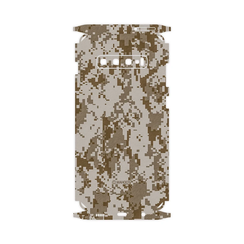 برچسب پوششی ماهوت مدل Army-Desert-Pixel-FullSkin مناسب برای گوشی موبایل سامسونگ Galaxy S10 Plus