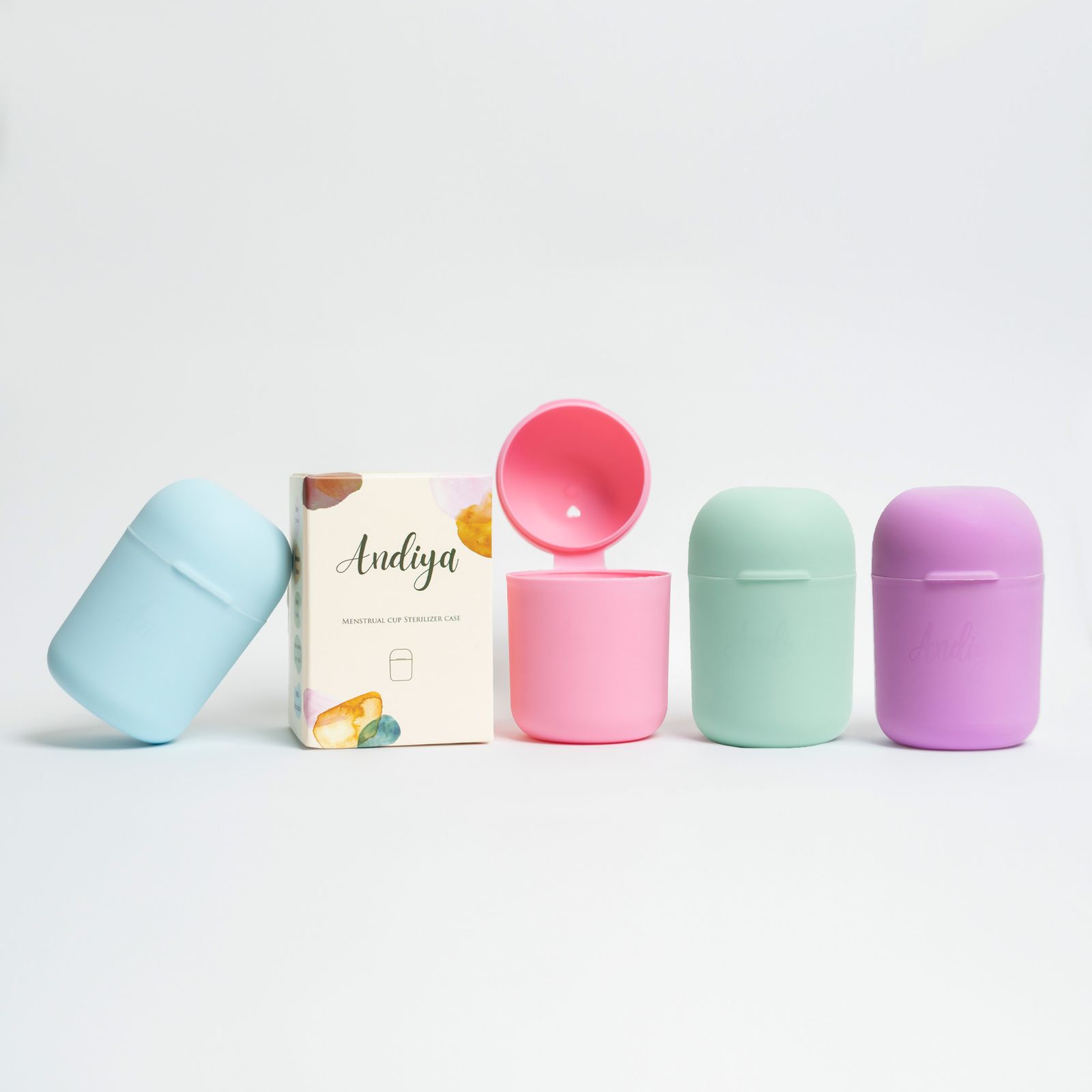 کاپ قاعدگی آندیا مدل 002 سایز متوسط به همراه لیوان کاپ قاعدگی آندیا مدل Alpha -  - 10