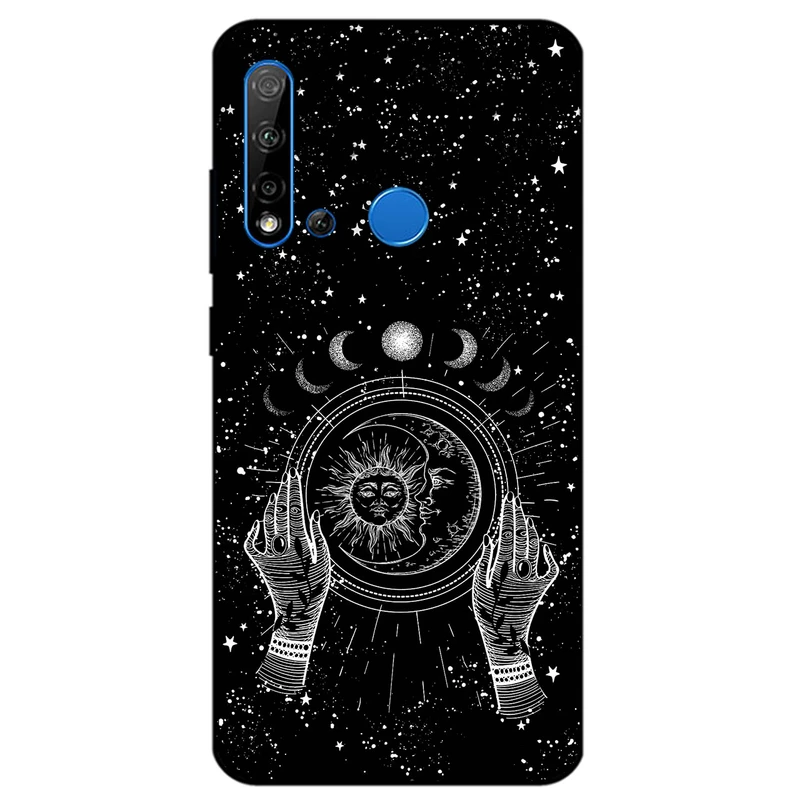 کاور مگافون طرح ماه و خورشید مدل 1892 مناسب برای  گوشی موبایل هوآوی P20 Lite 2019 / Nova 5i 