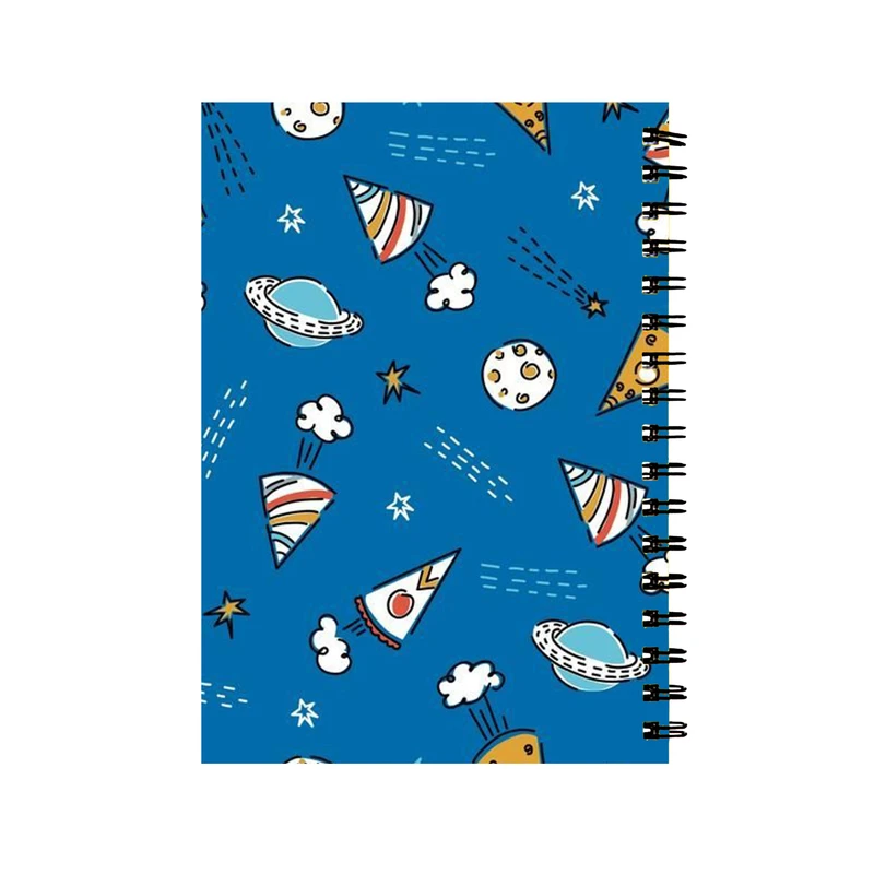 دفتر مشق 50 برگ طرح موشک فضایی کد 14
