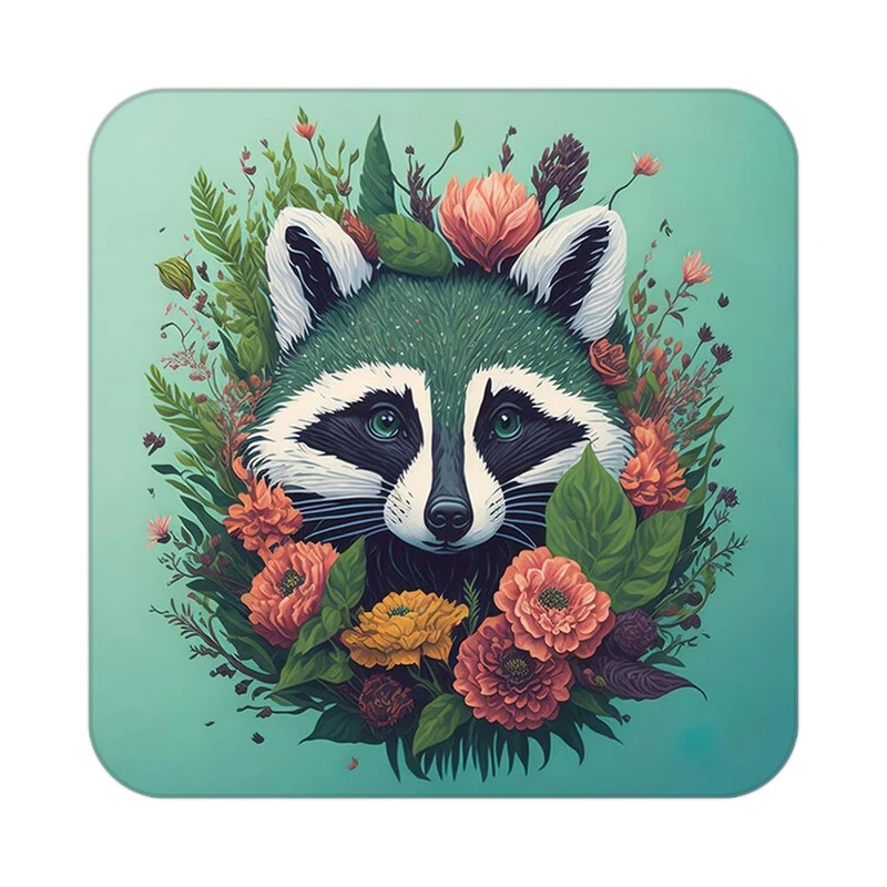 زیر لیوانی کاکتی طرح حیوانات رنگی مدل mp26962