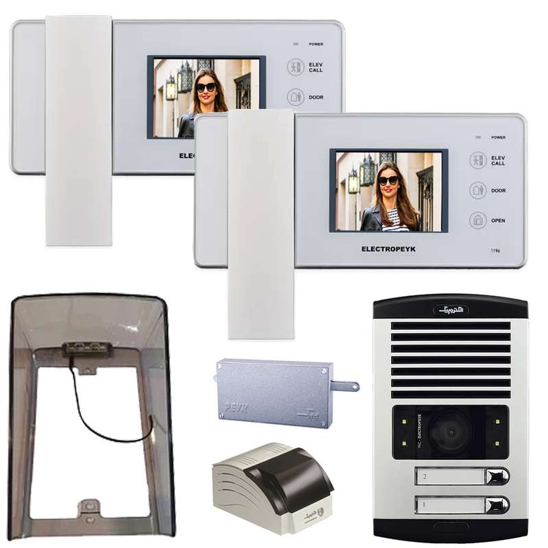 دربازکن تصویری الکتروپیک مدل FD/1086/2/1196/White