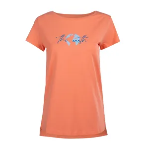 تی شرت آستین کوتاه زنانه جوتی جینز مدل یقه گرد کد 1551207 رنگ گلبهی