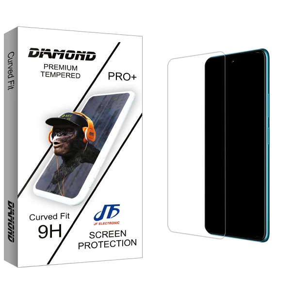 محافظ صفحه نمایش شیشه ای جی اف مدل Diamond Glass MIX مناسب برای گوشی موبایل شیائومی Poco X3 \ X3 Pro \ X3 GT \ X3 NFC \ X3 5G \ F3 5G \ F3 \ F3 Pro \ F3 NFC \ X4 5G