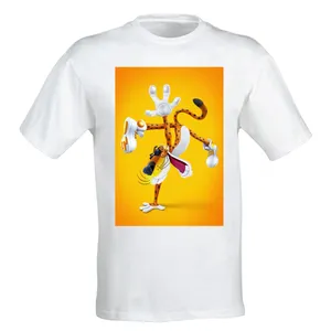 تی شرت آستین کوتاه دخترانه طرح پلنگ کد 001