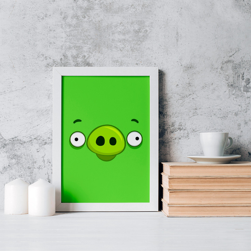 تابلو خندالو مدل لئونارد پرندگان خشمگین کد 13853