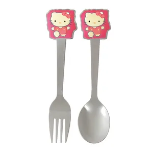 ست قاشق و چنگال کودک مدل کیتی