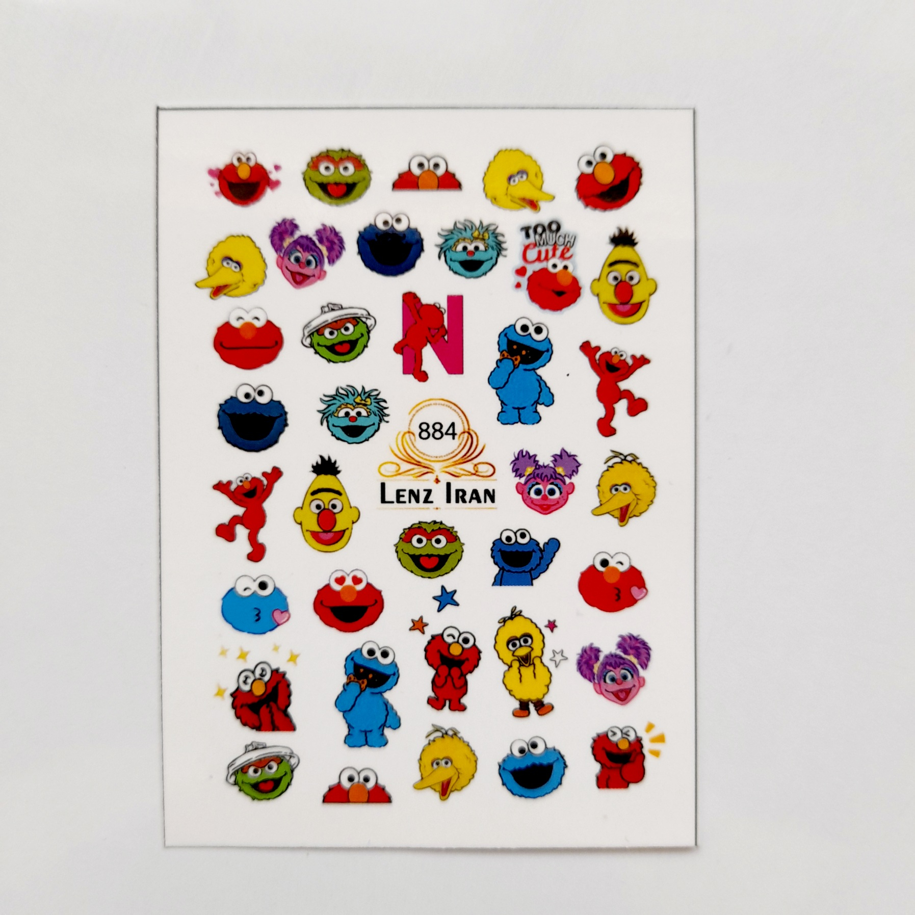 لنز ناخن کد 884