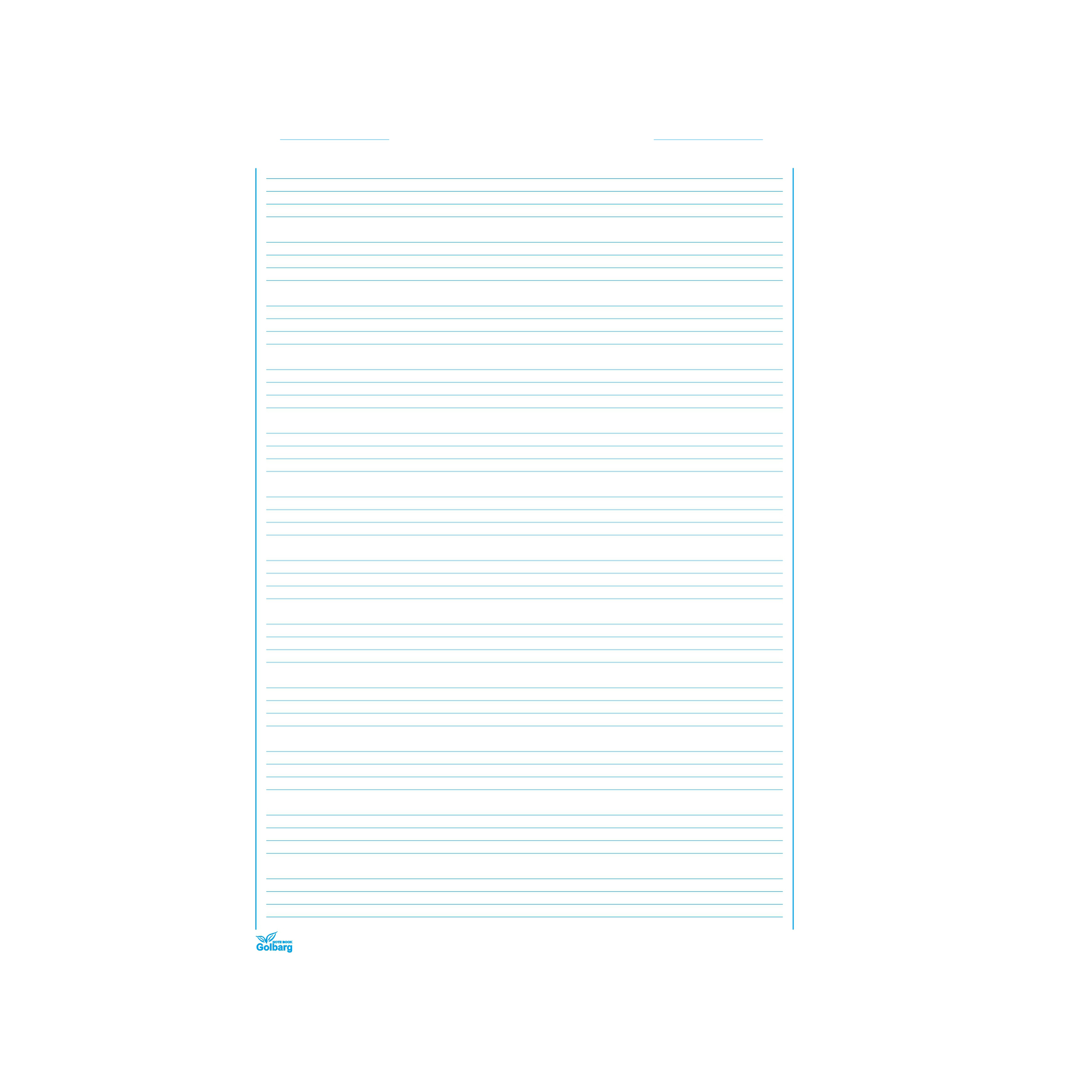 دفتر زبان 60 برگ گلبرگ طرح ماهی رنگی کد 591