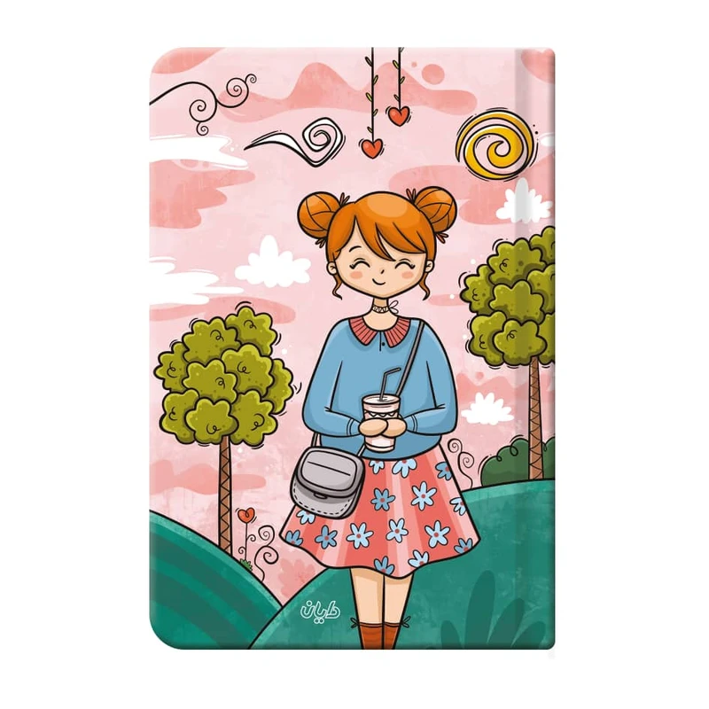 دفتر یادداشت ۱۲۰ برگ دایان مدل اروپایی طرح امیلی 3