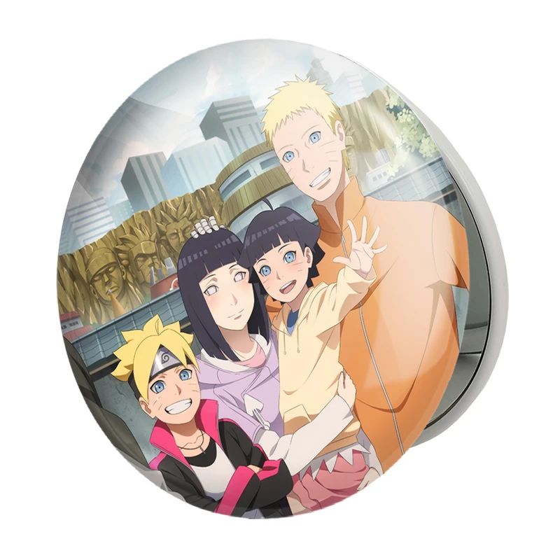 آینه جیبی خندالو طرح خانواده بوروتو انیمه بوروتو Boruto مدل تاشو کد 13151 