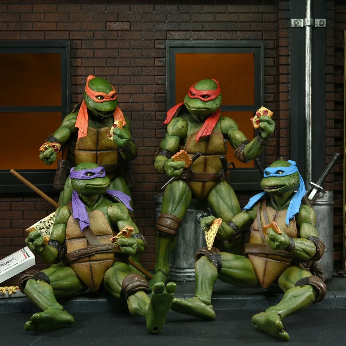 اکشن فیگور نکا مدل لاکپشت های نینجا طرح Turtle Ninja مجموعه 4 عددی -  - 16