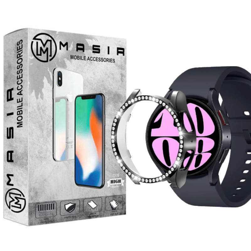 کاور مسیر مدل Diamond Tempered مناسب برای ساعت هوشمند سامسونگ Galaxy Watch 6 44mm
