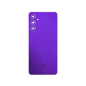 MAHOOT Purple-Fiber Cover Sticker for Samsung Galaxy F54