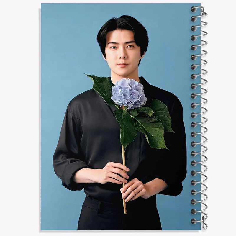 دفتر لیست خرید 50 برگ خندالو طرح سهون گروه اکسو EXO کد 13460