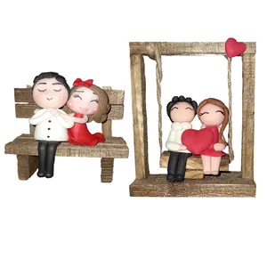 ابزار کادویی مدل دختر پسر عاشق طرح خمیری کد 05 مجموعه 2 عددی 