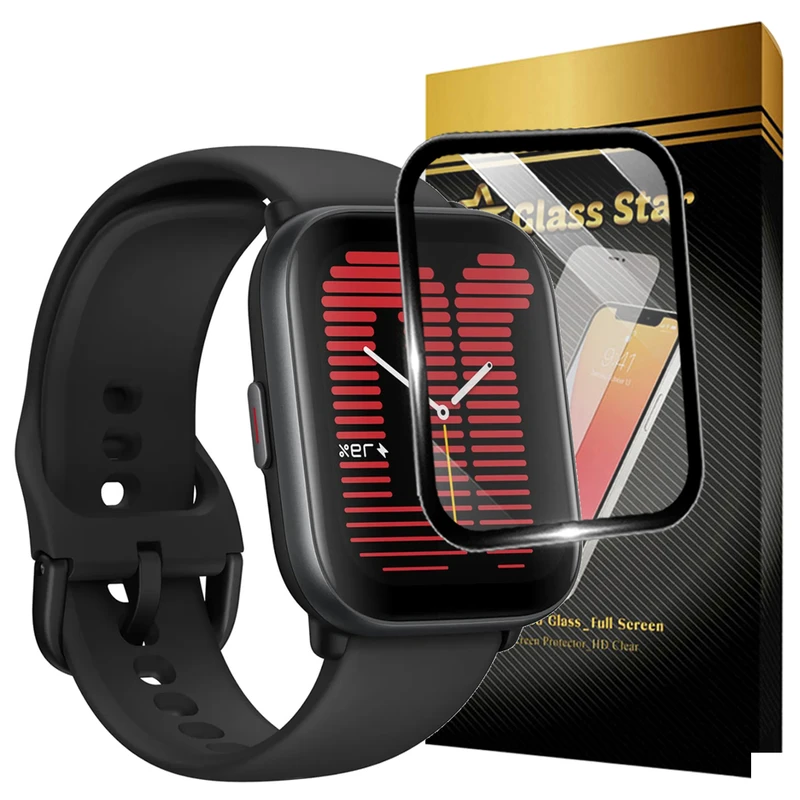 محافظ صفحه نمایش گلس استار مدل GWPM مناسب برای ساعت هوشمند امیزفیت Active