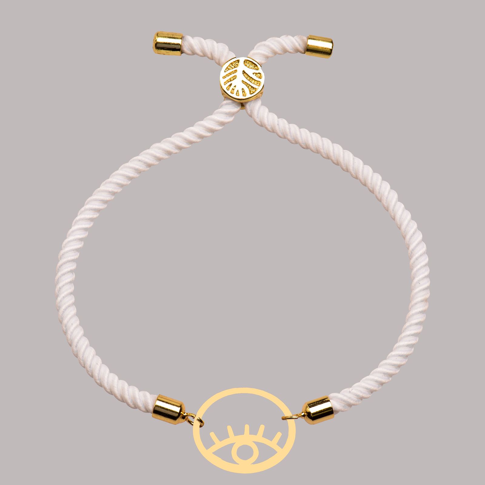 دستبند طلا 18 عیار زنانه کرابو طرح 18 مدل Kr102218 -  - 1