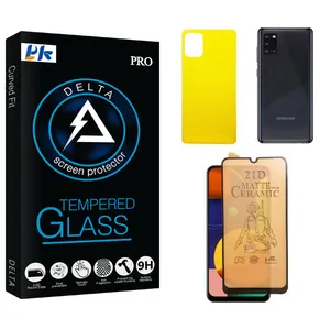 PK Delta Matt Ceramics Screen Protector For samsung a31 With Back Protector