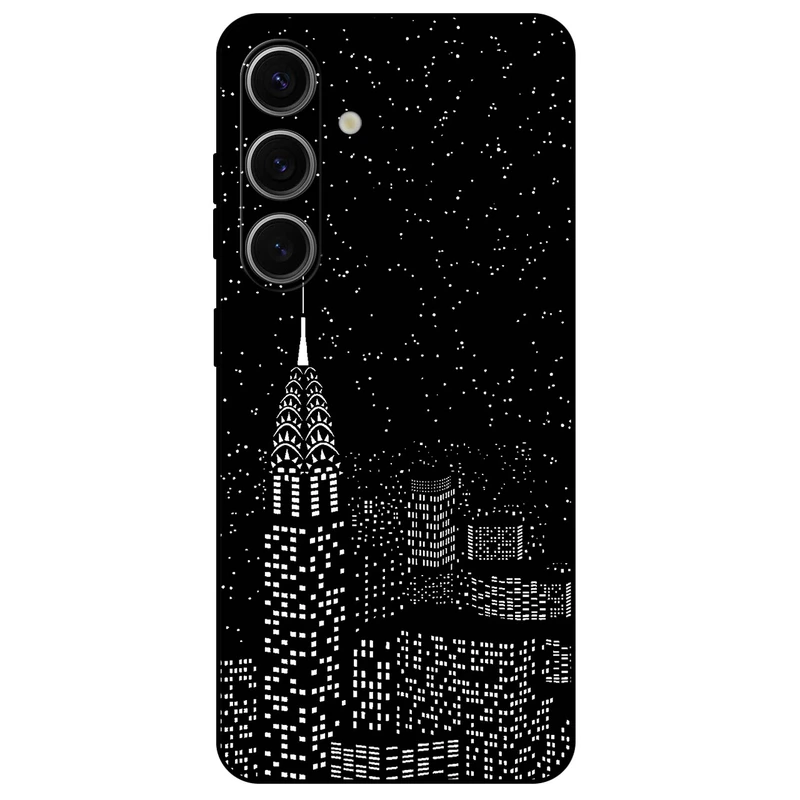 کاور مگافون طرح نیویورک مدل 7768 مناسب برای گوشی موبایل سامسونگ Galaxy S24 Plus