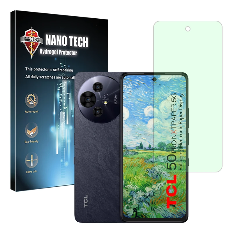 محافظ صفحه نمایش آنتی گرین نانو تک مدل Eye Care مناسب برای گوشی موبایل تی سی ال  50 NxtPaper 5G