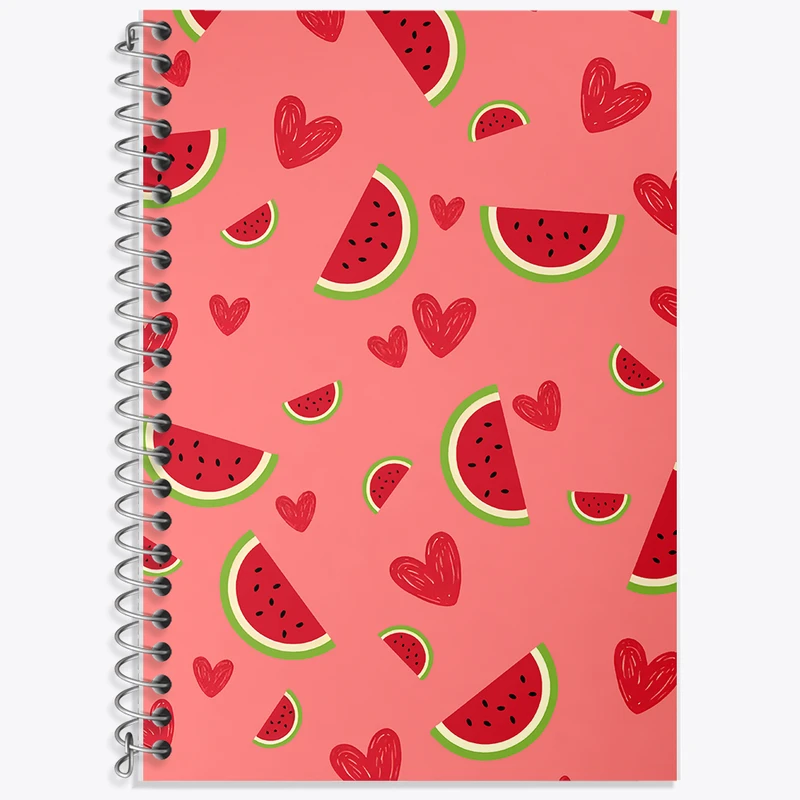 دفتر لغت 50 برگ خندالو طرح پترن هندوانه کد N5960