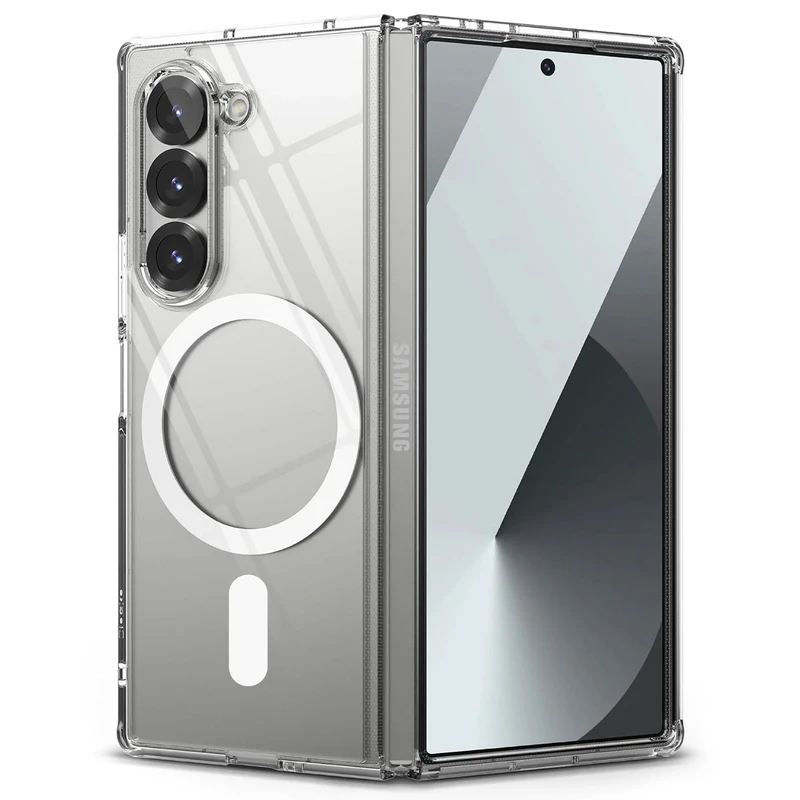 کاور گوف مدل Clear Magnetic مناسب برای گوشی موبایل سامسونگ Galaxy Z Fold 6