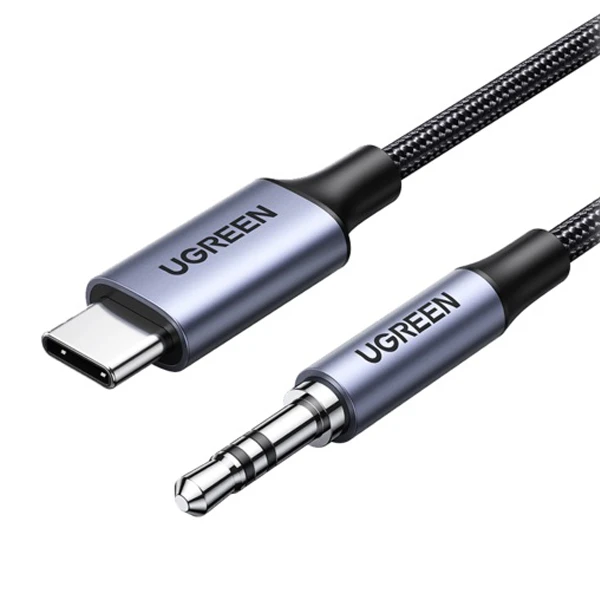 کابل تبدیل USB-C به جک 3.5mm یوگرین مدل CM450-20192 طول 1 متر