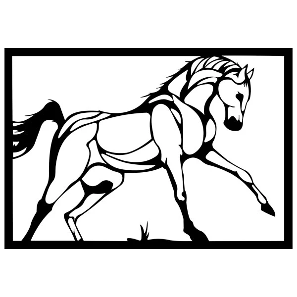 دیوارکوب مدل اسب کد 70071