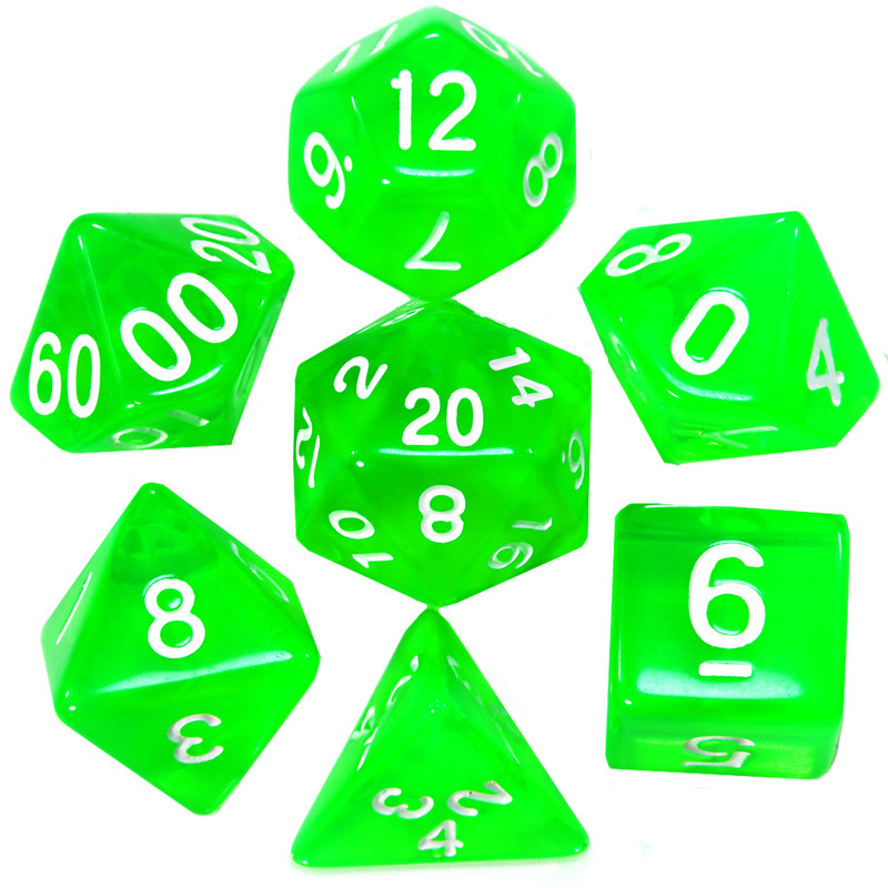 قیمت و خرید تاس بازی مدل Dungeons and Dragons بسته 7 عددی