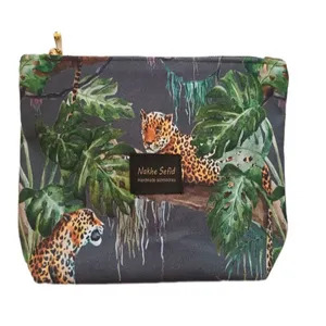 کیف کیف لوازم آرایش زنانه مدل پلنگی کد 02