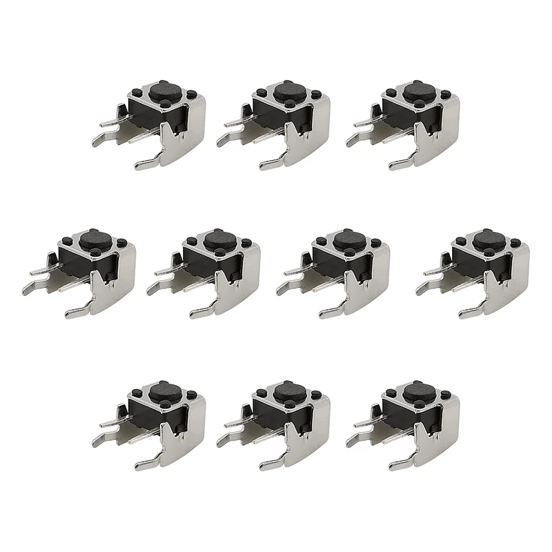 میکرو سوئیچ مدل Right.Angle-6×6×4.3 بسته 10 عددی