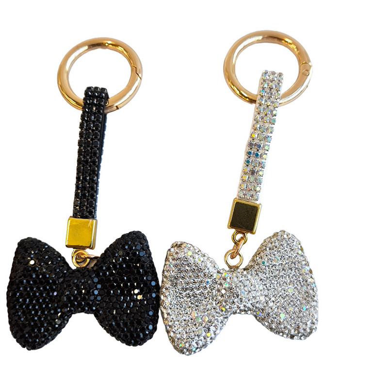 جاکلیدی زنانه مدل پاپیون نگینی جاکلیدی زنانه مدل پاپیون نگینی