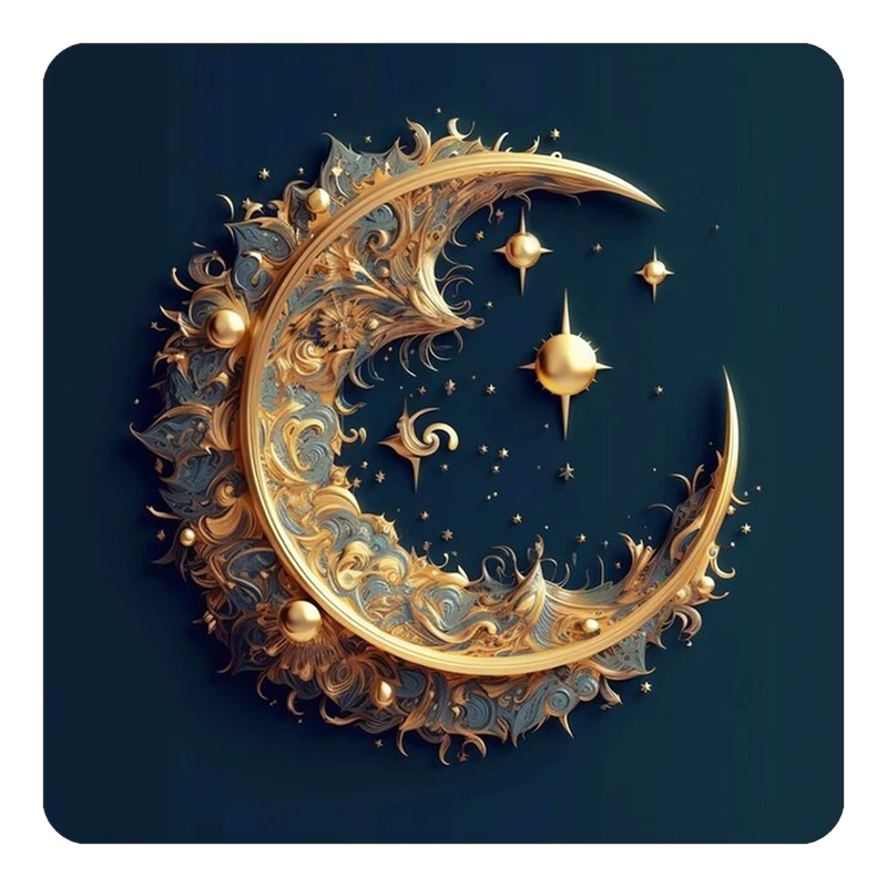 مگنت کاکتی طرح ماه و ستاره مدل mp52342