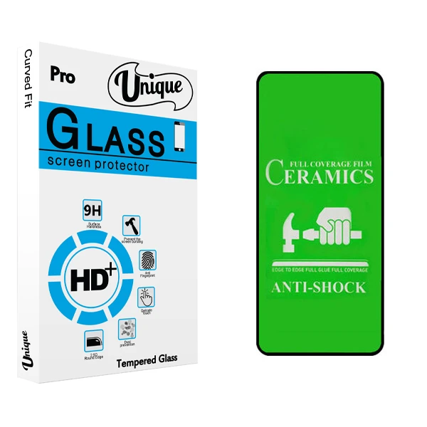 محافظ صفحه نمایش سرامیکی يونيک مدل +Clear مناسب برای گوشی موبایل شیائومی Poco X3