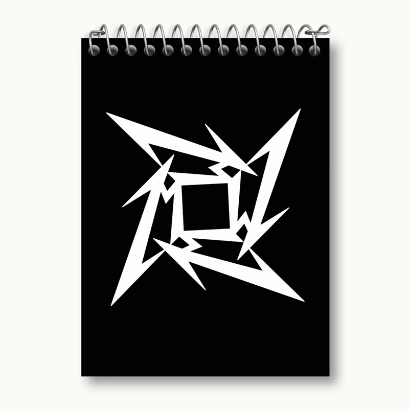 دفتر یادداشت 50 برگ خندالو مدل گروه موسیقی متالیکا Metallica کد 3263